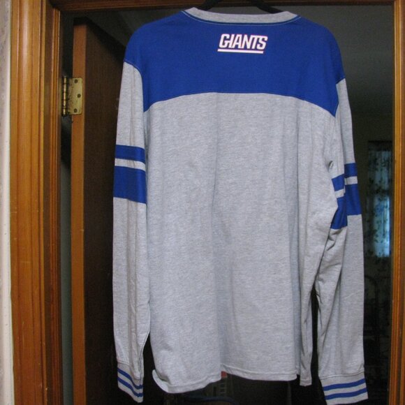 NEW YORK NY  GIANTS NFL EMBROIDERED LONG SLEEVE SHIRT SIZE XL NWOT????? GORGEOUS - Picture 5 of 8